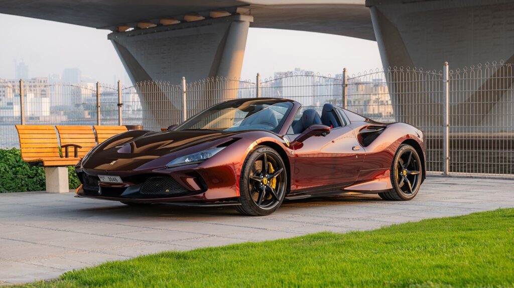 Ferrari f8 tributo for rent mumbai airport