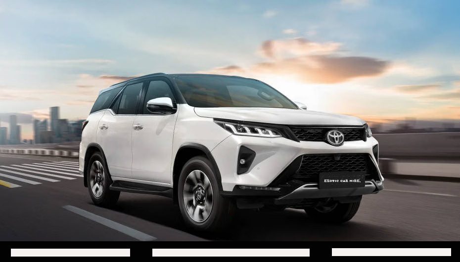 Toyota Fortuner Legender Rent Mumbai